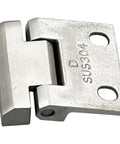 Rock Solid 304 Stainless Steel Cabinet Hinge For Industrial Chassis Machine Tool Doors Heavy Duty Switchgear Mount Built Like A Tank With Smooth Swing And Zero Hassle Fit - close-up view of hinge with mounting holes.