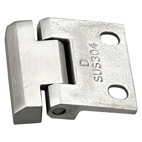 Rock Solid 304 Stainless Steel Cabinet Hinge For Industrial Chassis Machine Tool Doors Heavy Duty Switchgear Mount Built Like A Tank With Smooth Swing And Zero Hassle Fit - close-up view of hinge with mounting holes.