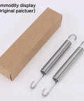 Heavy Duty Recliner Replacement Tension Spring Solid Stainless Steel Couch Sofa Chair Mechanism Hardware 6 1/4 Inch Long Neck Hook Design 2 Pack