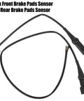 Ford Transit brake pad wear sensor wiring harness kit, front and rear, black cables with connectors