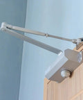 Quiet Aluminum Hydraulic Door Closer For 36 Inch Fire Doors, Noise Reducing Storm Door Closer With Reversible Mounting Plate
