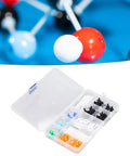 Molecular Model Kit For Chem Class, Dope 3D Colorful Models Of Tiny Molecules For Students And Teachers with atoms and case