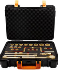 Spark-Free Aluminum Bronze 25-Piece Tools Kit For Half Inch Drive With Sockets in protective case