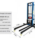 Portable Heavy Duty Mobile Lift Platform For Ventilation Duct Install And Brick Handling With Casters Raising Materials Up To 10 Feet On Construction Sites detailed dimensions and specifications.