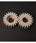 Pump Gears For Ice Cream Machine Extruder, Heavy Duty Pump Parts For Ice Cream Makers, Easy Install And Maintenance, High Temp Up To 105C, Replacement Components For Commercial And Home Use, 4.4cm gears