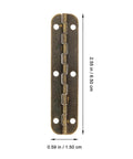 Heavy Duty Self Closing Reversible Door Hinge Set With 20 Long Piano Hinges For Cabinets Wardrobes Lids And Jewelry Boxes Stainless Steel