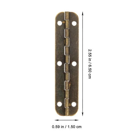 Heavy Duty Self Closing Reversible Door Hinge Set With 20 Long Piano Hinges For Cabinets Wardrobes Lids And Jewelry Boxes Stainless Steel
