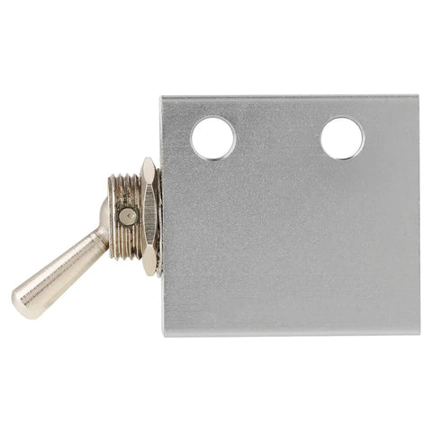 Side view of Three Way Two Port Pneumatic Toggle Valve With Hand Knob Control For Air Lines Easy To Install In Any System Mechanical Valve HL2301