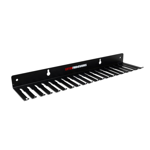 Wall Mount Cable Organizer With 19 Slots For 5 To 9 Mm Cables That Keeps Audio And Computer Cables Neat And Organized Prevents Coiling
