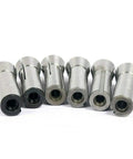 Six Piece R8 Collets Set for CNC Milling 1/8 to 3/4 Inch, Precision Ground Hardened and Ground Mill Chuck Holder Kit, Close Tolerance TIR.0006