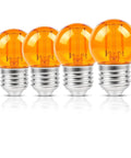 Amber LED Edison Light Bulb 2000K Soft Warm Dim Low Watt E26 Base Energy Efficient Ideal For Healthy Sleep Baby Nursery Bedroom Ambience 4 Pack Great For Nighttime Lighting And Relaxation