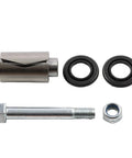 Badass Heavy Duty 8 Inch Industrial Caster Wheel components including bearings and bolts for easy installation.