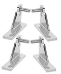 Beefy Heavy Duty Refrigerator Door Hinges Replacement Kit 4 Pack For Commercial Kitchens And Freezers Moistureproof Zinc Alloy Fridge Hinges With Easy Installation, four hinges