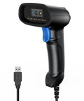 Handheld 1D 2D USB Barcode Scanner With Long Cable For POS And Mobile Payments Reads QR Codes PDF417 And Data Matrix