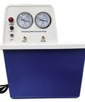 Heavy Duty Water Circulating Vacuum Pump With 15L Tank And 90L Flow Rate For Lab Chemistry Tools, features dual gauges and two taps.