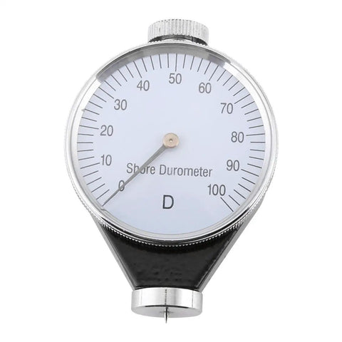 Rubber Durometer Hardness Tester Shore D Compatible Portable Analog Gauge for Tires and Rubber 0 to 100 Scale Alloy Body Lightweight 3.07 by 2.05 by 0.87 Inches Easy to Use On The Go Durable