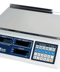 Front view of SC Series Precision Counting Scale With 50 Pound Capacity And 0.01 Pound Readability, 3 VFD displays, bright LED readout