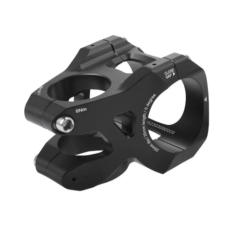 Ultralight 132G Mountain Bike Stem For 35mm Handlebar Clamp And One And One Eighth Steerer 6061T6 Aluminum CNC Machined