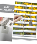 Vertical Blinds Repair Stickers Kit 50 Pieces No Fuss Easy DIY Fix For Damaged Slats Invisible Tape Patches Multimaterial Compatible