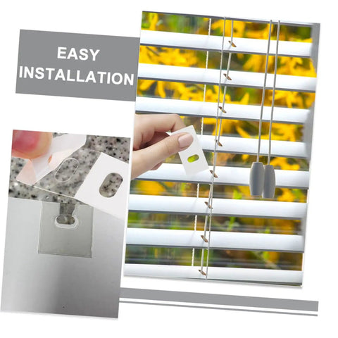 Vertical Blinds Repair Stickers Kit 50 Pieces No Fuss Easy DIY Fix For Damaged Slats Invisible Tape Patches Multimaterial Compatible