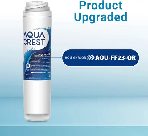 Replacement Under Sink Water Filter For Twist And Lock In Line GXRLQR NSF ANSI 401 Certified with product upgrade label