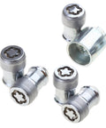 Heavy Duty Wheel Locking Lug Nut Kit For Auto Techs And Adventure Buffs M14x1.5 Anti-Theft Security Bolt Set With Easy Install Design, metal wheel locks