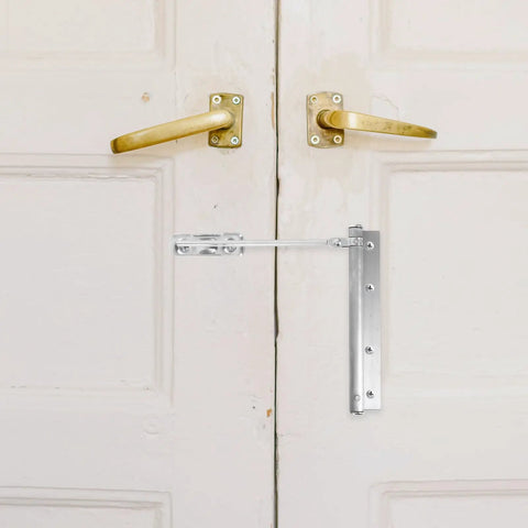 Stainless Steel Self Closing Door Closer For Internal Doors With Easy Install Lightweight Yet Durable Ideal For Home And Residential Use Silver Finish No Fuss Residential Door Automation