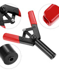 Poly Rivet Gun Kit With Rivet Removal Tool Ergonomic Lightweight Design shown with close-up of features
