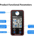 Pro Grade Color Temperature Tester And Illuminance Meter With Ultra Precise 0.5 To 300000 Lux Range LED Illumination Test Meter For Photography And Video Photometric Luminance Measurement Device, SK-8202 display