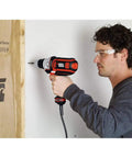Matrix Quick Connect System Drill Driver With Tool Free Attachments Powerful 4 Amp Corded Drill Compact Lightweight Design For DIY