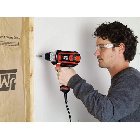 Matrix Quick Connect System Drill Driver With Tool Free Attachments Powerful 4 Amp Corded Drill Compact Lightweight Design For DIY