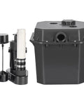 Heavy-Duty 1/2 HP 120V Sump Pump for Under-Sink Use, 3500 GPH, 6-Gallon Basin, 28 ft Head, Auto Utility Laundry Drain Pump, Black