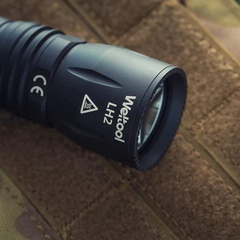 Close-up of LH2 High Density Infrared LED Light Head With Single Mode Throwing Beam For W35 W65 BB3 BB6 And Surefire M600DF Bodies