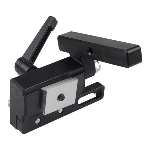 Heavy Duty Aluminum Miter Track Stop For 19mm T Slot T Tracks Router Table Sliding Limiter Block with ergonomic handle