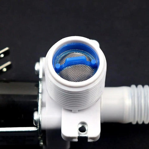 Close-up of Must-Have Pro-Grade Stainless Steel Washer Inlet Valve Filter Screen Kit showing mesh replacement and durable design.