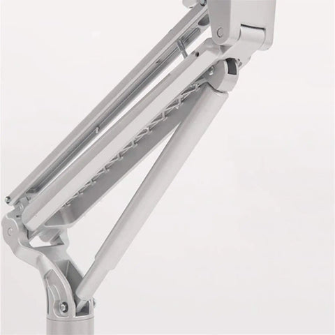 Close-up view of the adjustable lift mechanism of the Adjustable Height Lectern Podium Stand With Laptop Desk Cart And Mobile Workstation Table For Conference Or Office Use Built Different For The Daily Grind Without Any Sweat.