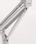 Close-up of Heavy Duty Adjustable Height Lectern Podium Cart's pneumatic adjustment mechanism ensuring smooth height modifications.