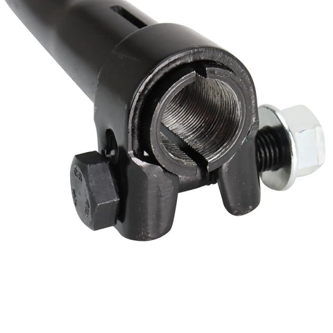 Front Right Outer Drag Link For Passenger Side Lower Outer Replacement Tough Heavy Duty Suspension Link Built For Smooth Steering Easy DIY Install Durable Performance Reference DS300043 black steel threaded end