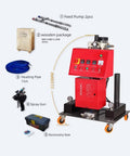 Pro Grade Polyurethane Foam Spray Gun Kit For Airless PU Insulation Equipment With High Pressure System showing spray gun, feed pumps, and accessories.