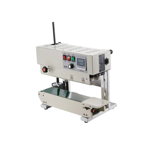 Continuous Band Sealer Machine With Digital Temperature Control 600W Carbon Steel Build Pro Grade Heavy Duty Bag Sealer for sealing