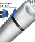 Neoprene Scuba Tank Belt With Secure Hold For Dive Gear Grab And Go Comfort Tank Holder Strap on metal tank.