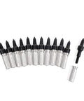 12 Pack Pro Grade Aluminum Arrow Inserts For ID 7.6mm Carbon Arrows And Crossbow Tips, 8-32 Thread, 22mm Length, 10 Grain Per Insert