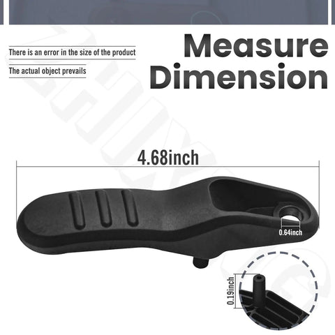Top Grind Heavy Duty Table Saw Lever Lock Replacement Fits Dewalt DWE74911 Workbench Replaces N250539 handle measuring 4.68 inches.