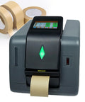 No Sweat Industrial Electric Water Activated Tape Dispenser Slick Sensor Controlled Kraft Paper Gummed Tape Cutter with rolls.