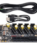 ERCF V2 Eight Color Multi Material Upgrade Kit For Voron 2 4 3D Printer With Klipper Firmware Automatic Filament Switch Cartridge Feeder System For A No Sweat Creative Grind mainboard with connectors and cables