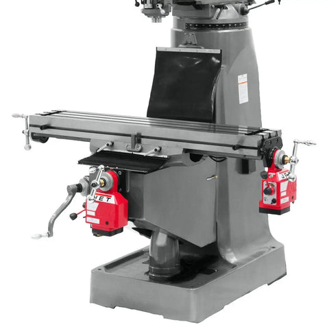 Precision Milling Machine Pro Grade With 3 Axis ACU RITE 203 DRO Quill X and Y Axis Power Feeds Built to Last Splined Drive