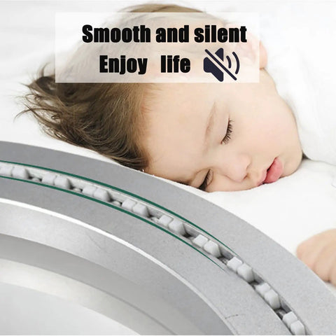 Child sleeping beside Beefy 360 Degree Swivel Plate Base For Round Tables With Aluminum Alloy Bearing, showcasing smooth edges.