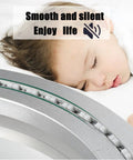 Heavy Duty 360 Degree Swivel Base for Round Tables built to last sturdy aluminum alloy plate in smooth spin, sleeping child beside.