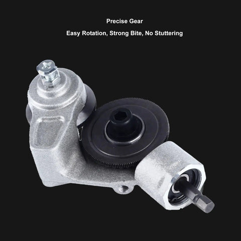 Heavy Duty Electric Drill Plate Shears Adapter Power Tool Kit with precise gear for metal cutting applications.