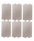 6Pcs Mica Sheet Thermal Pad Kit for Microwave Oven Waveguide Cover and Heat Insulation Easy to Cut DIY Home Appliance Repair Parts